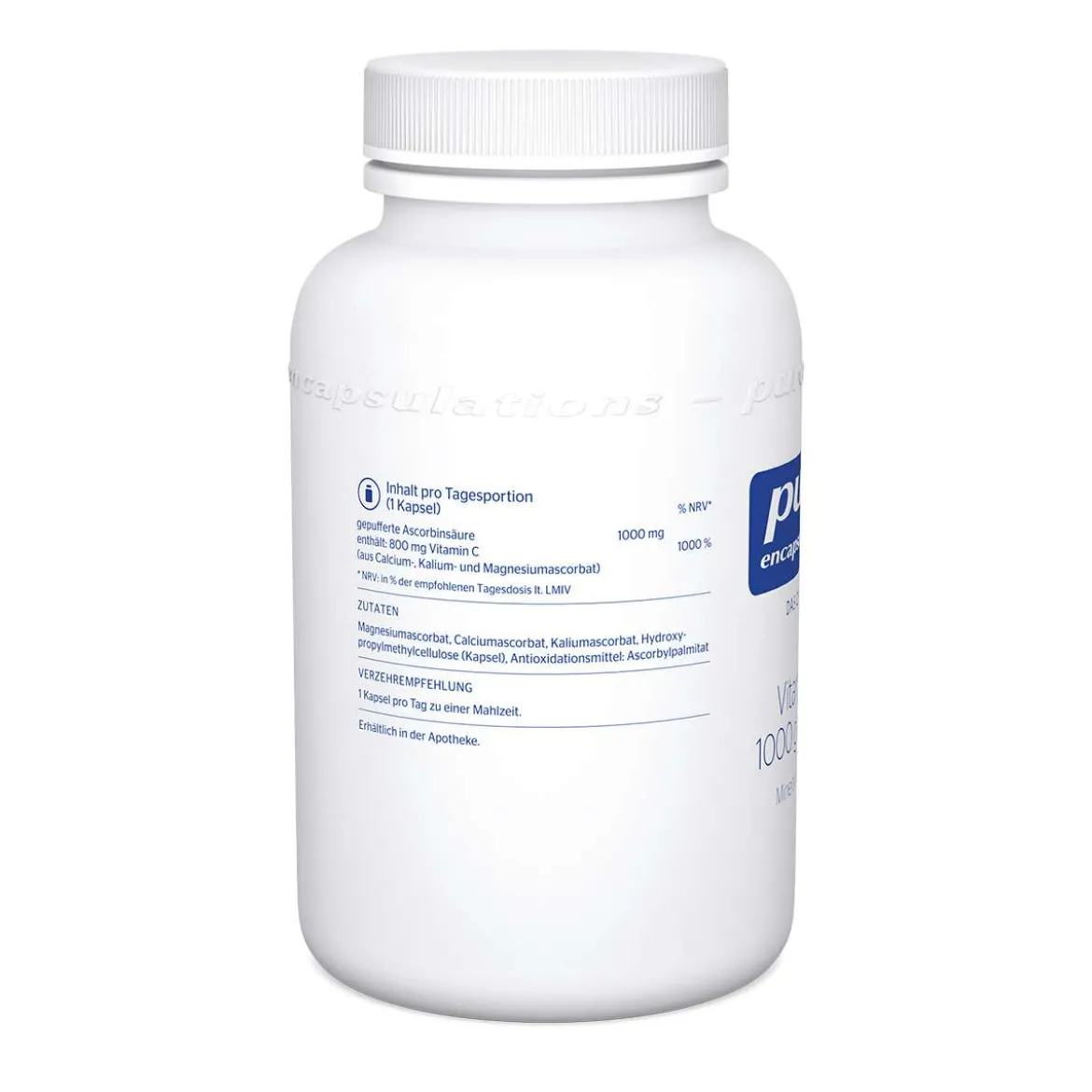 Gepuffertes Vitamin C 1000 mg von Pure Encapsulations
