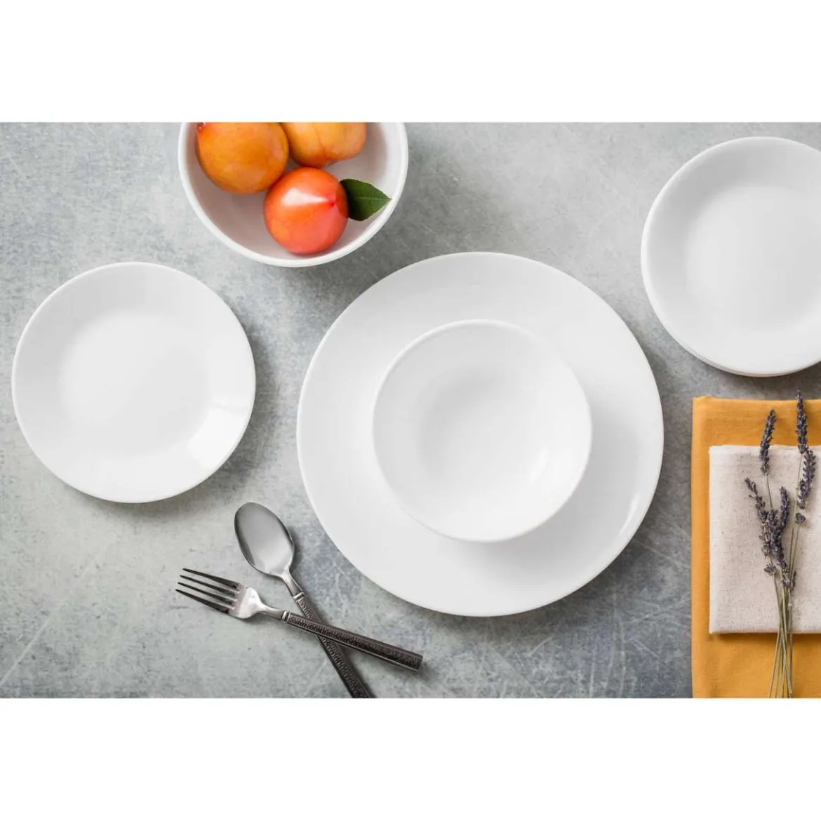 Geschirr Set weiß spülmaschinenfest von Corelle, 12-teilig kaufen