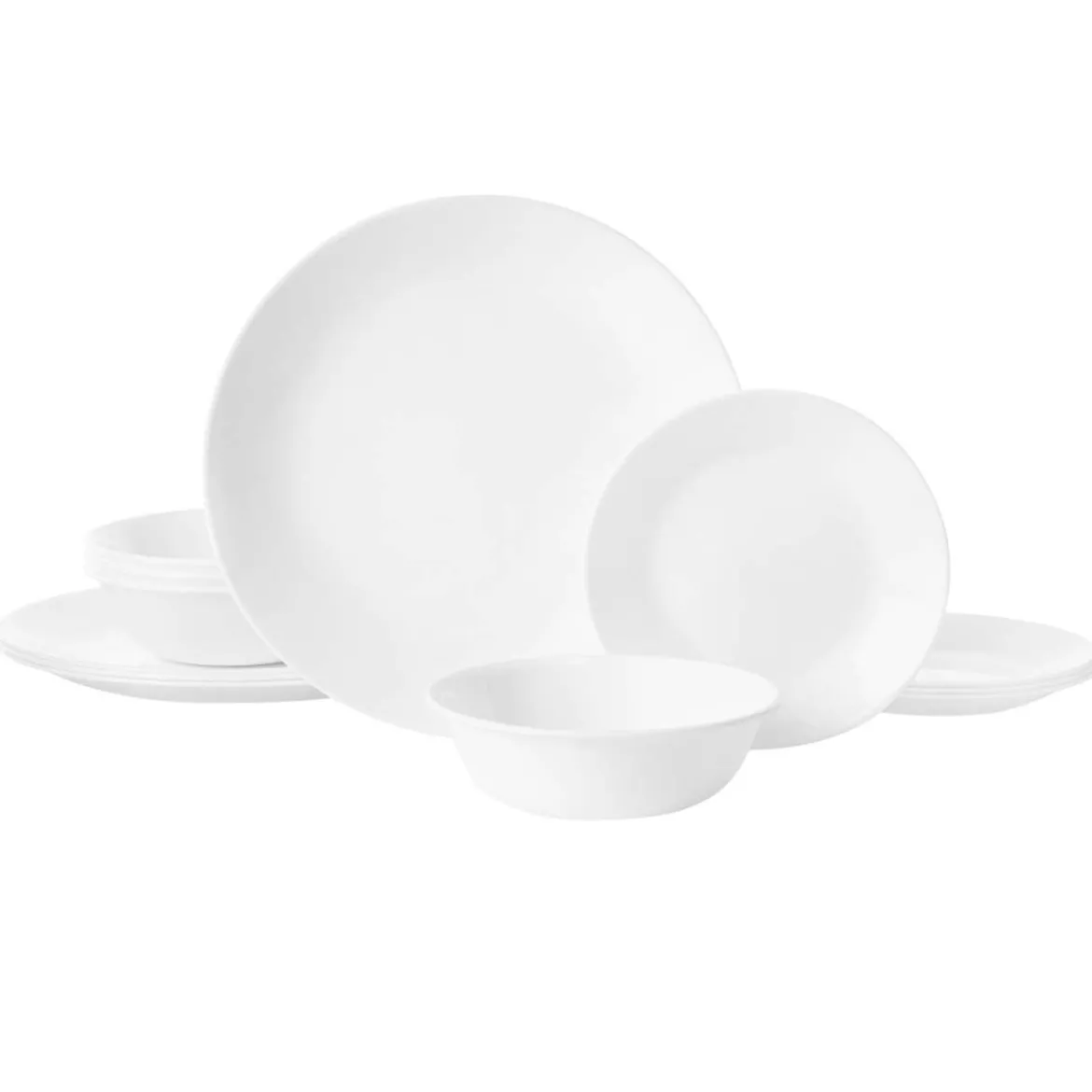 Geschirr Set weiß spülmaschinenfest von Corelle, 12-teilig kaufen