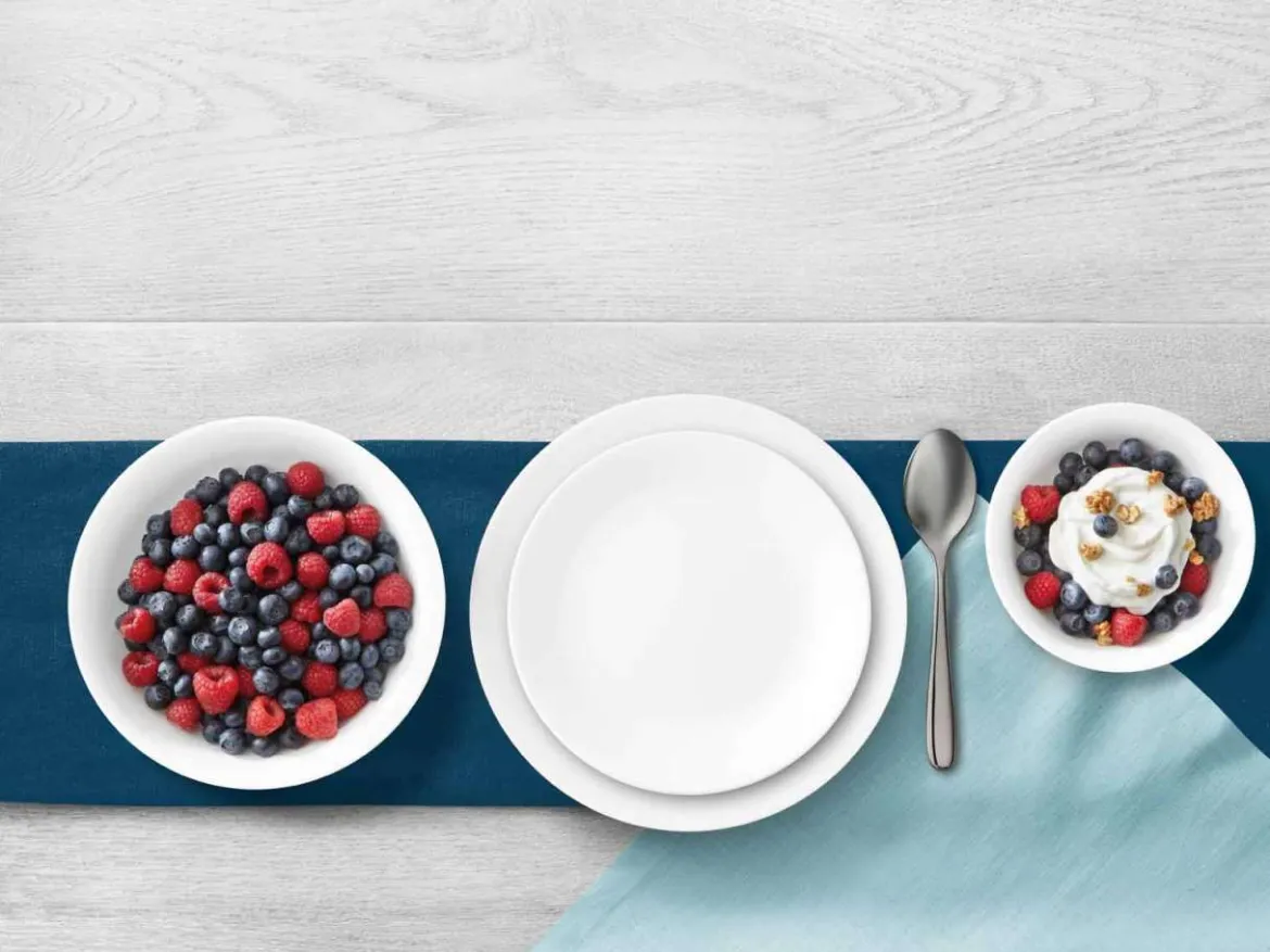Geschirr Set weiß spülmaschinenfest von Corelle, 12-teilig kaufen