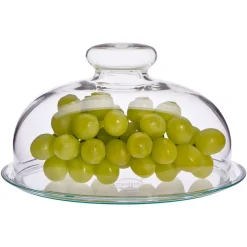 Glas Jena Käseglocke aus Glas: zum Aufbewahren und Servieren