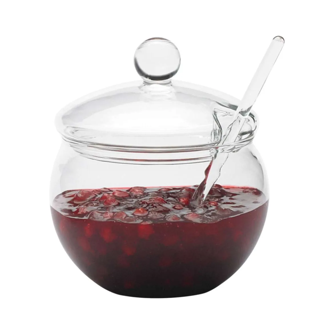 Glas Jena Marmeladendose: elegant und praktisch