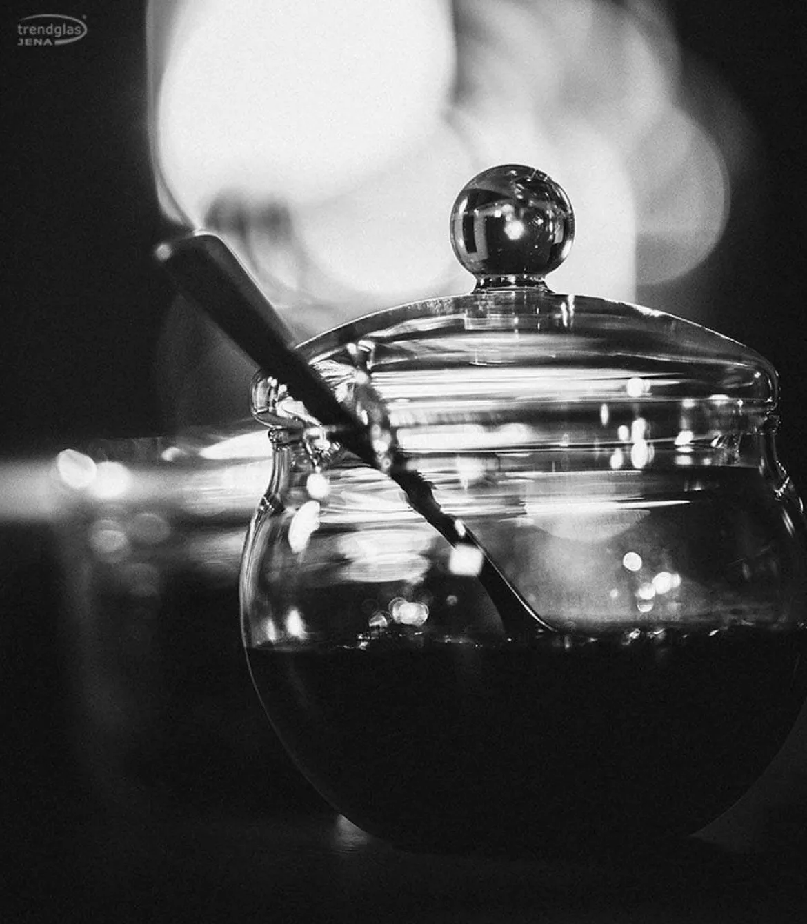 Glas Jena Marmeladendose: elegant und praktisch