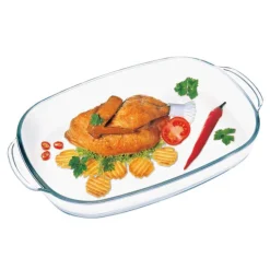 Glasschale für Backofen: PureNature Backschale