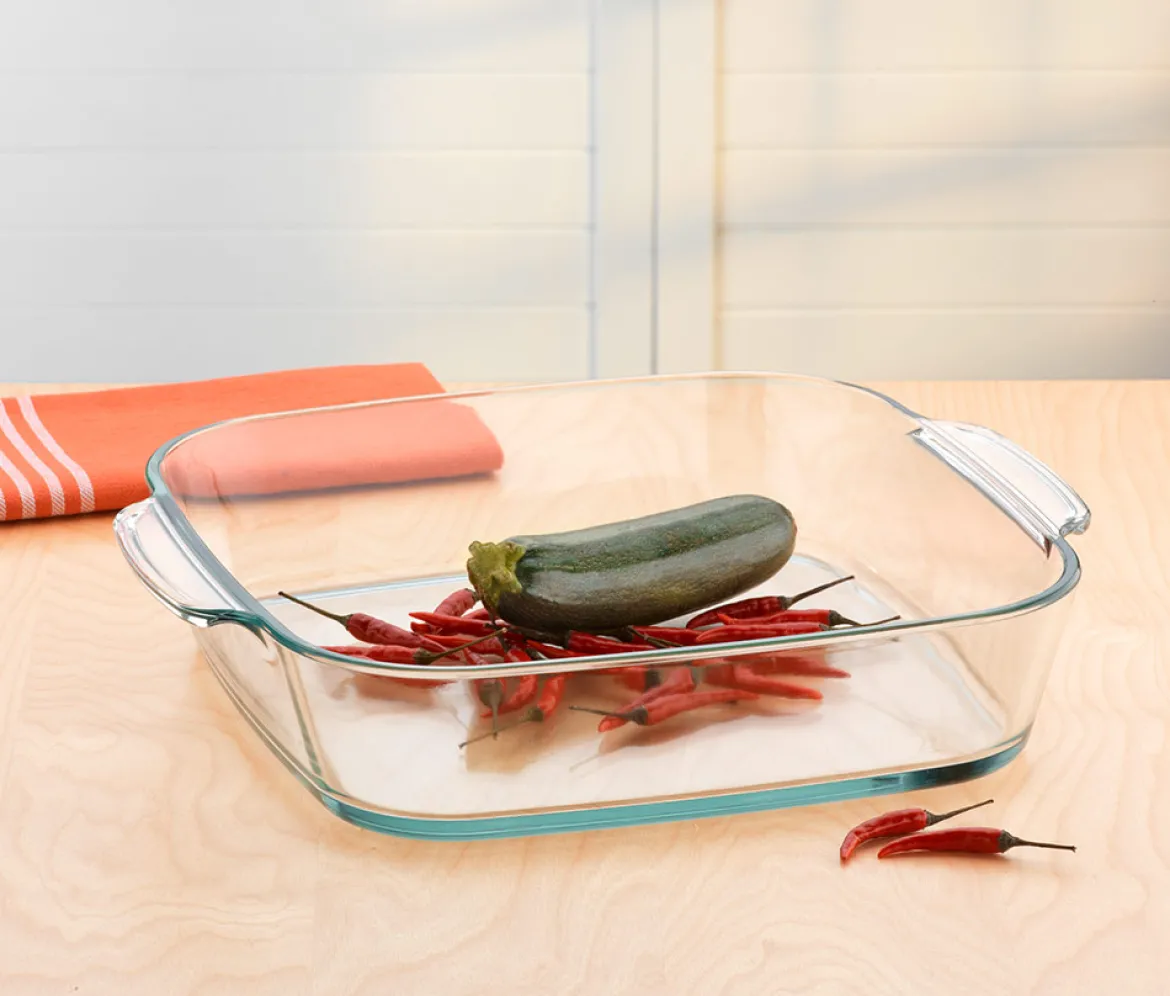 Glasschale für Backofen: PureNature Backschale
