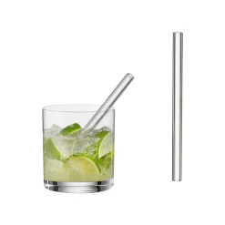 Glas Trinkhalm im 6er Set - in verschiedenen Längen kaufen