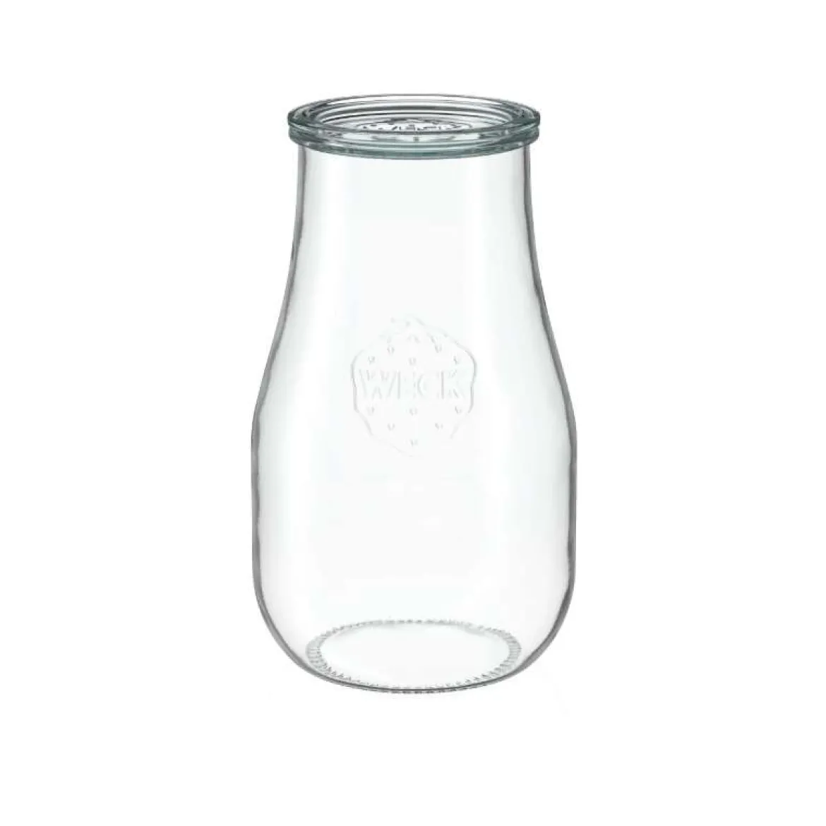 Große Weckgläser mit Glasdeckel im 4er Set in beliebter Tulpenform mit 2700 ml Fassungsvermögen