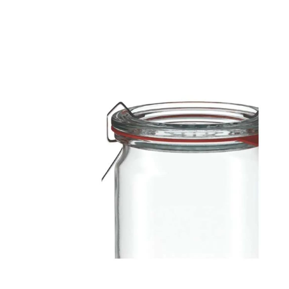 Große Weckgläser mit Glasdeckel im 4er Set in beliebter Tulpenform mit 2700 ml Fassungsvermögen