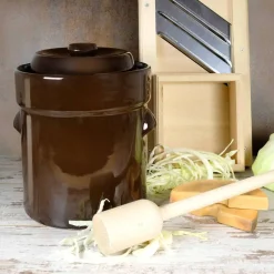 Gärtopf kaufen: Aus Ton mit Deckel, 5 Liter und 10 Liter