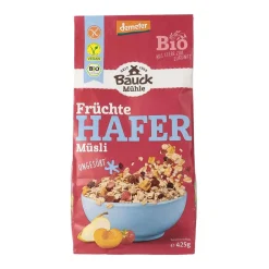 Hafermüsli mit Früchten - garantiert glutenfrei von Bauckhof