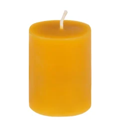 Handgemachte Stumpenkerze Bienenwachs verschiedene Höhen
