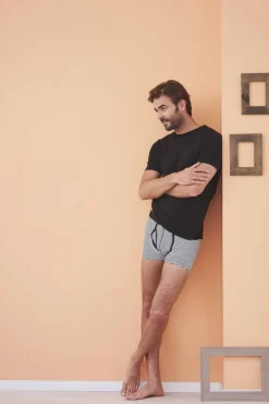 Herren Pants mit Eingriff in modischem Design im Doppelpack - Bio
