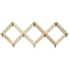 Holz Wandgarderobe mit vielen Haken - Side by Side Design