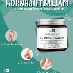 Hornhautbalsam aus rein natürlichen Inhaltsstoffen