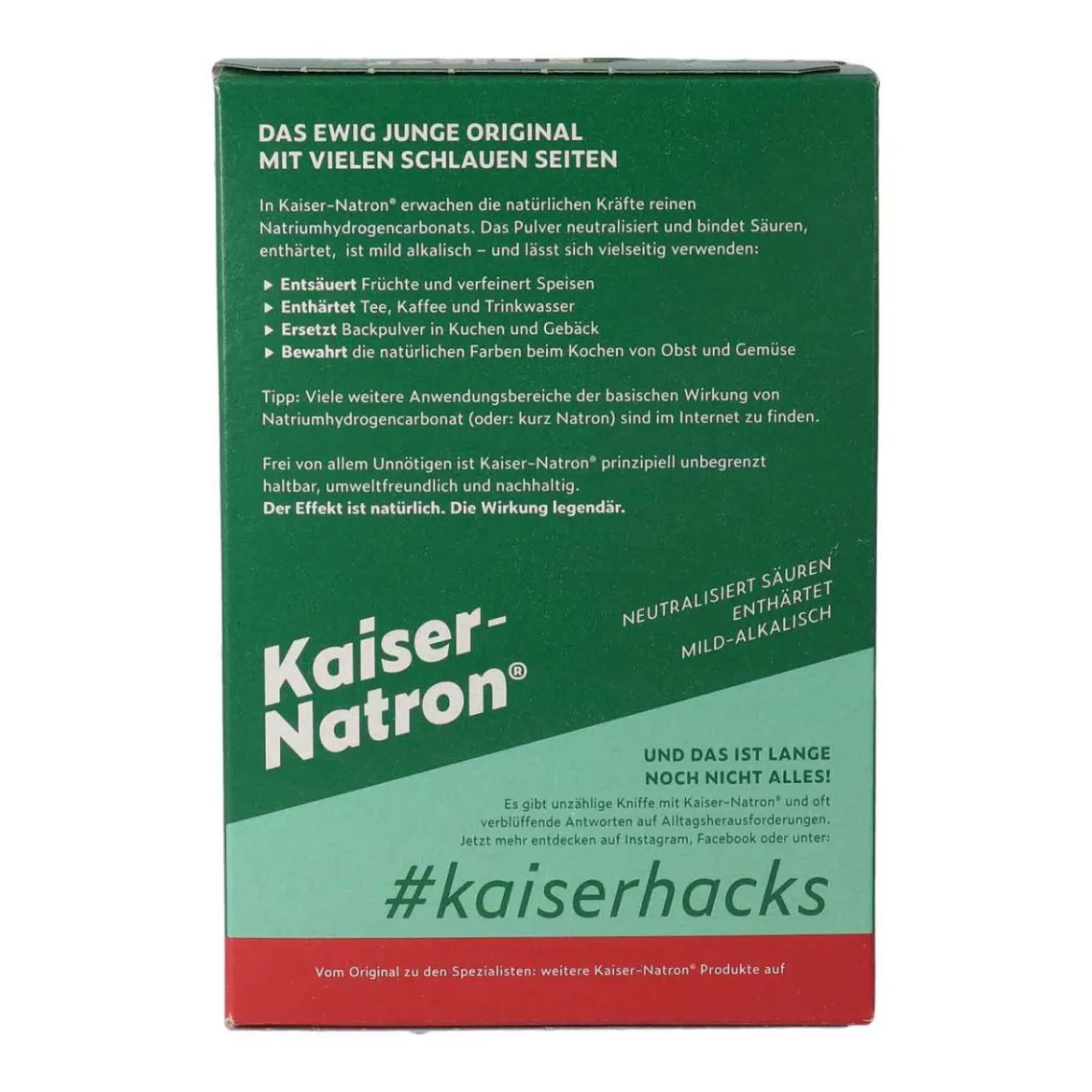 Kaiser Natron kaufen zum Backen, Baden & gegen Schimmel