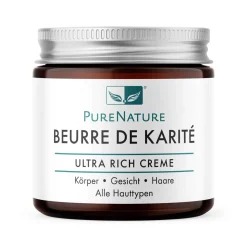 Karité Butter von PureNature - pflegende Hautcreme für Gesicht & Körper