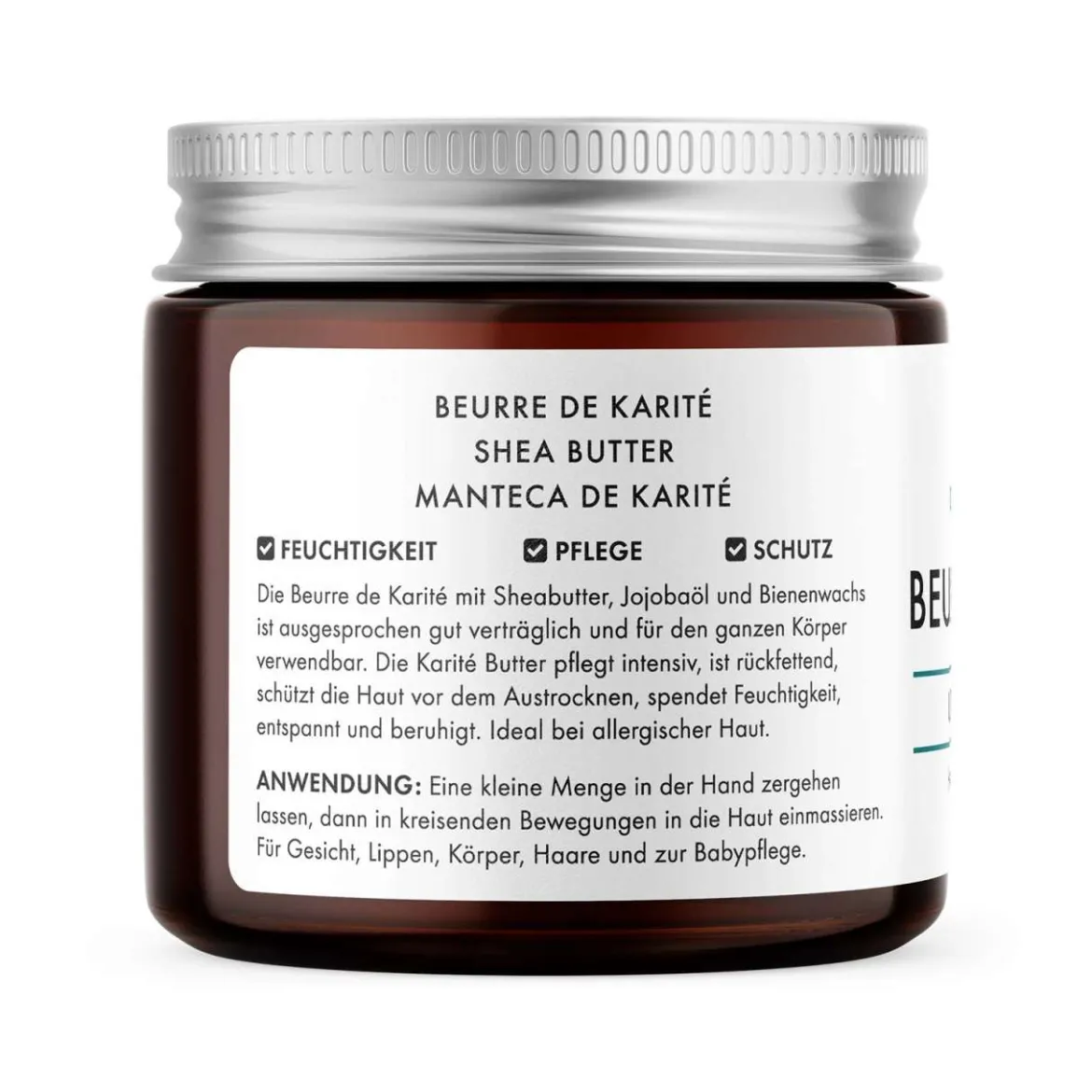 Karité Butter von PureNature - pflegende Hautcreme für Gesicht & Körper