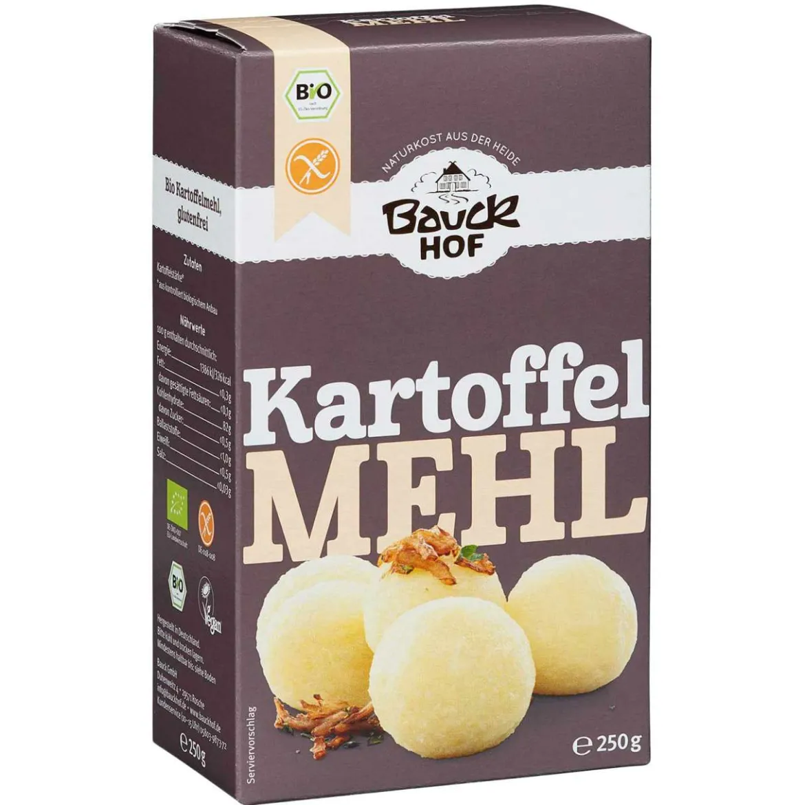 Kartoffelmehl glutenfrei als Speisestärke zum Backen & Kochen