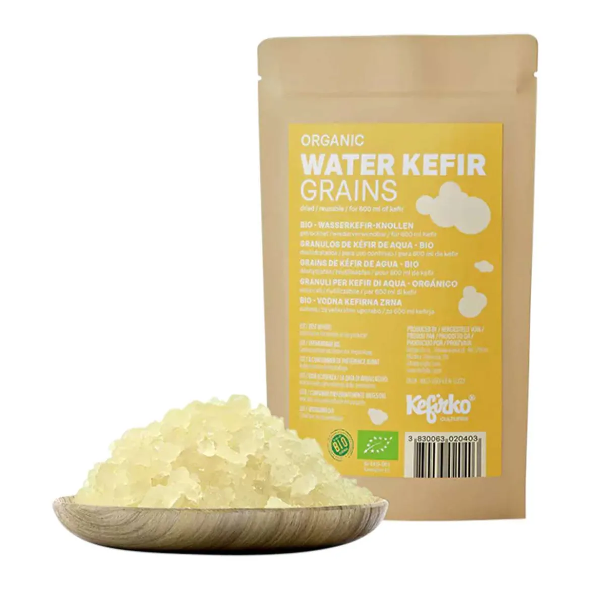 Kefirko Knollen für Wasserkefir als Starter-Kulturen