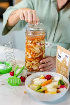 Kefirko Veggie Fermenter Gemüse-Fermentierer gelb