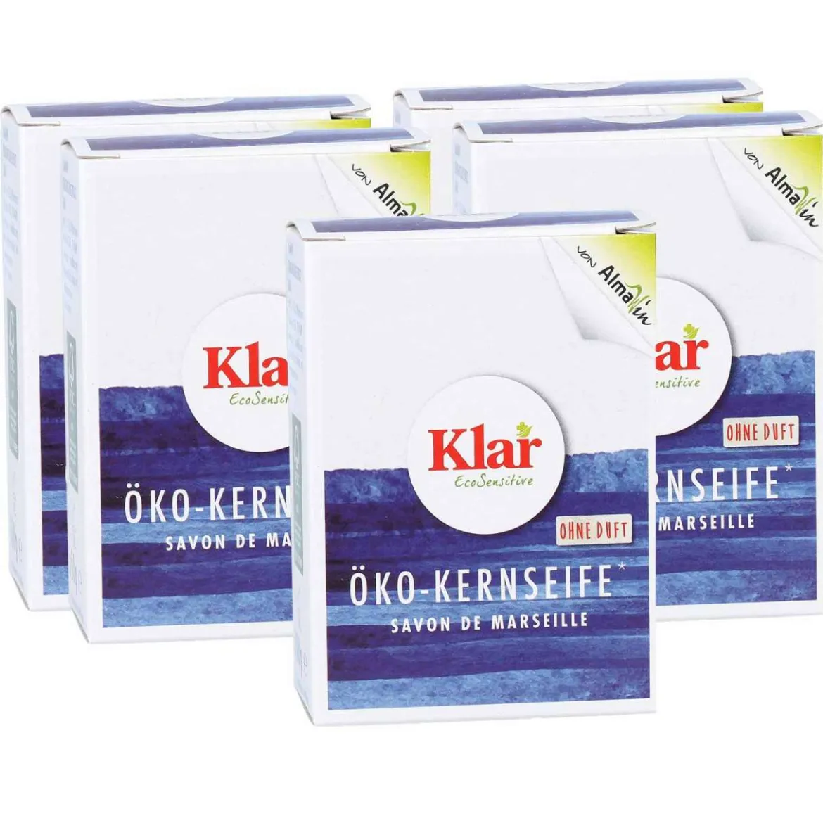 Kernseife vegan gut für die Haut und ohne Zusätze im Sparpack