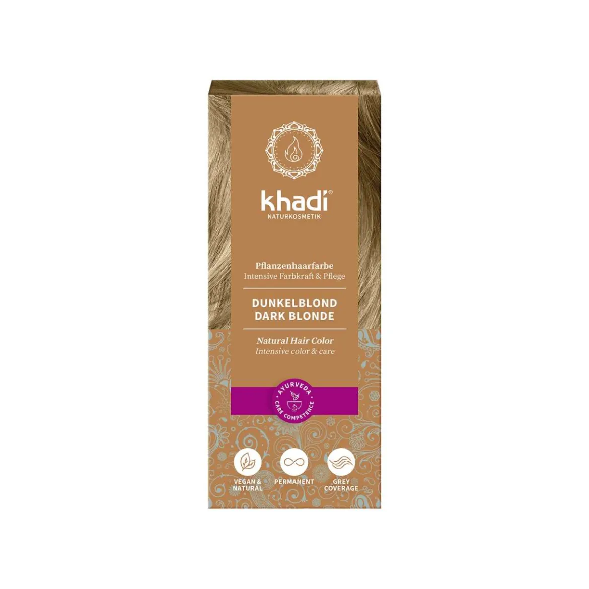 Khadi Dunkelblond: Natürliche Haarfarbe für Glanz & Strahlkraft