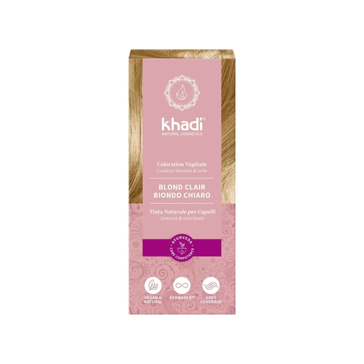 Khadi Hellblond: Pflanzenhaarfarbe für sanfte Strahlkraft