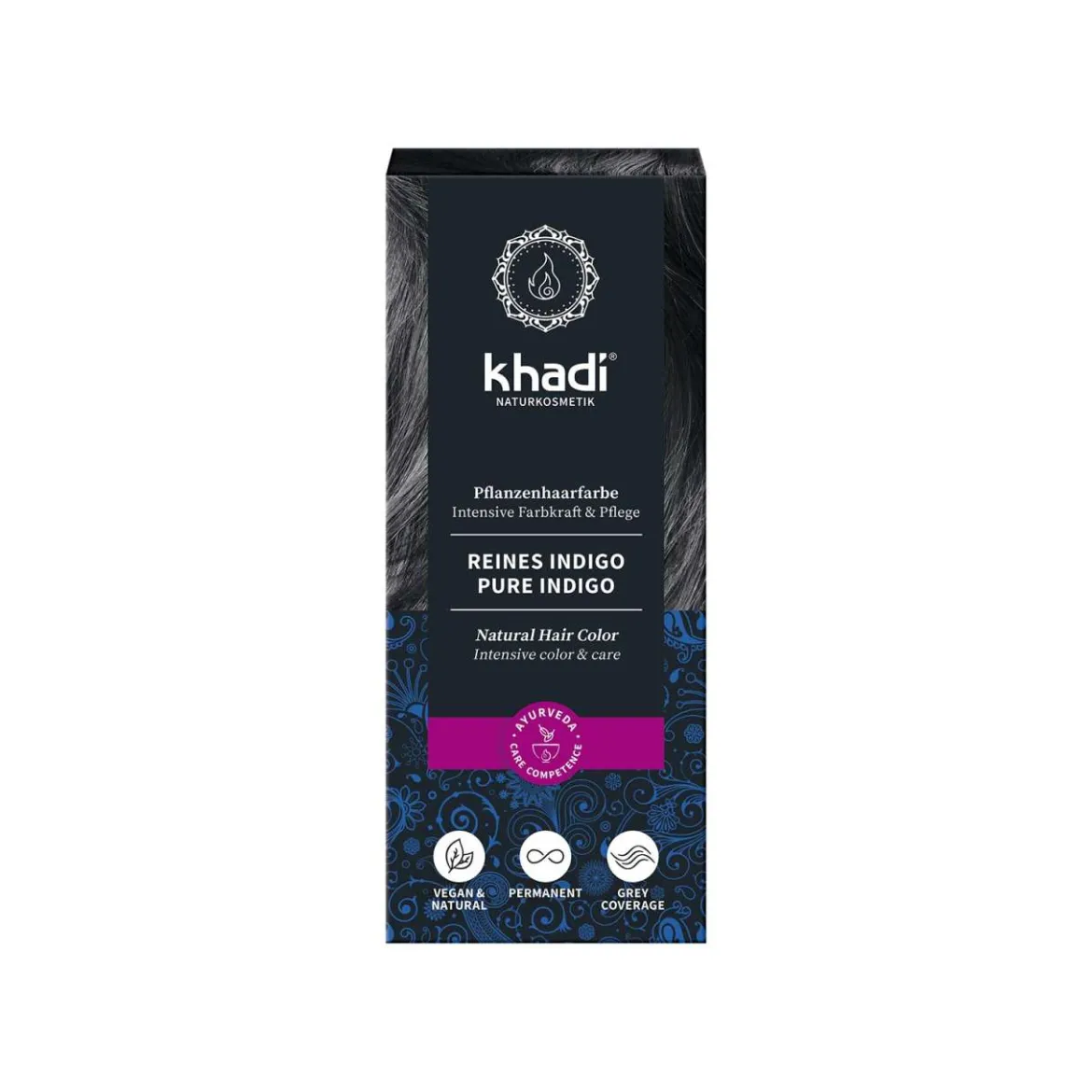 Khadi Reines Indigo für lebendige Farbintensität
