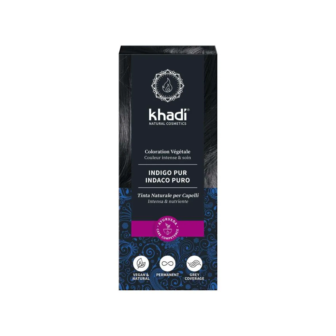 Khadi Reines Indigo für lebendige Farbintensität