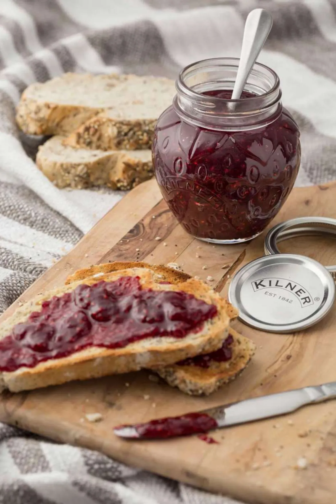 Kilner Erdbeerglas - Schönes Marmeladenglas mit Deckel