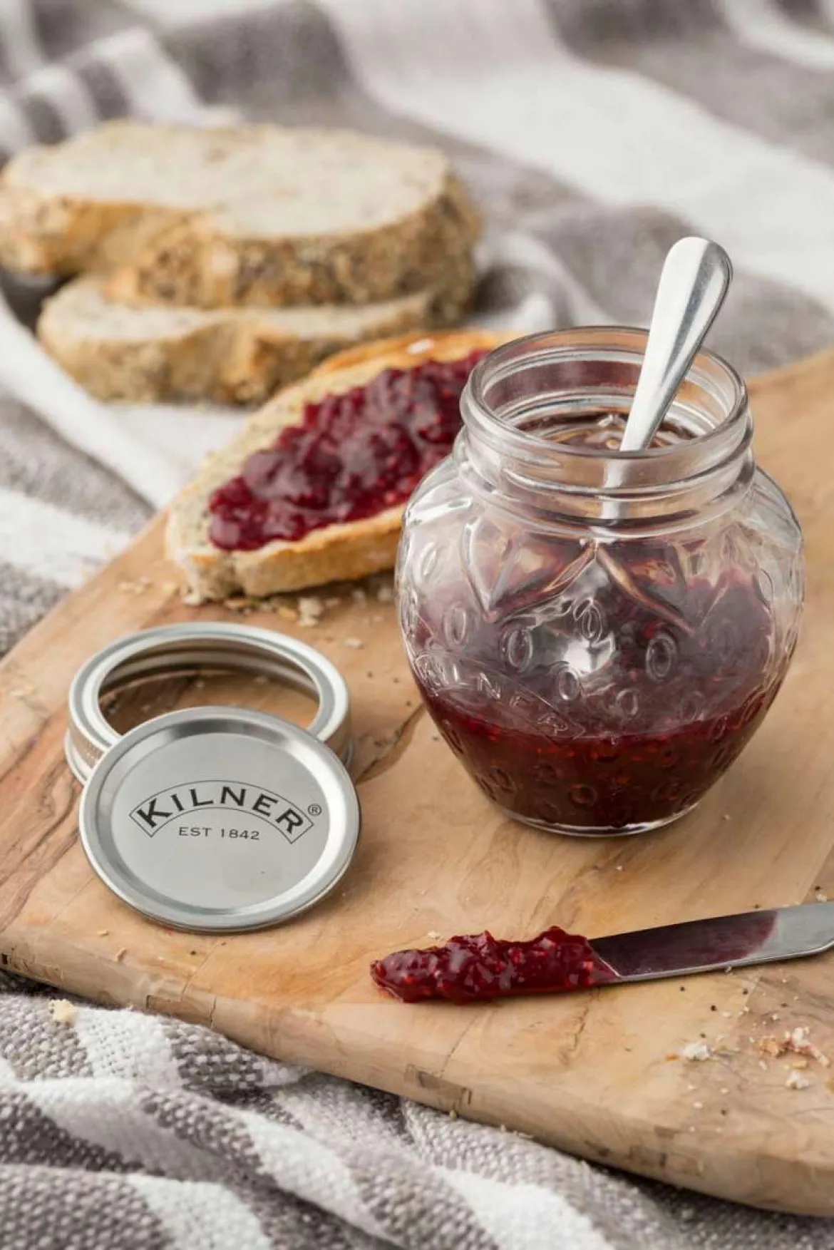 Kilner Erdbeerglas - Schönes Marmeladenglas mit Deckel