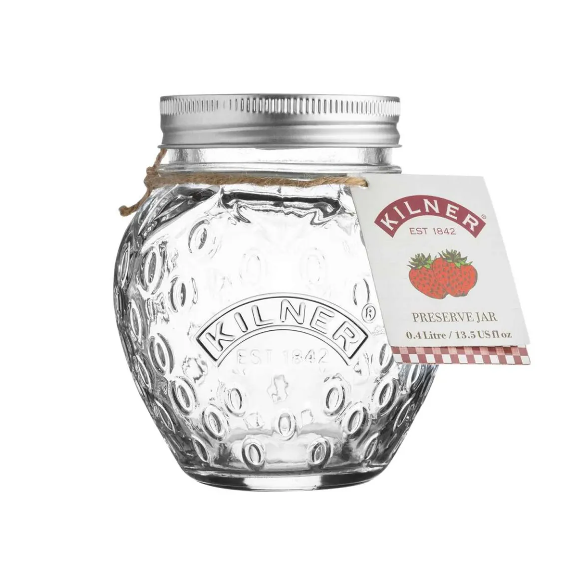 Kilner Erdbeerglas - Schönes Marmeladenglas mit Deckel