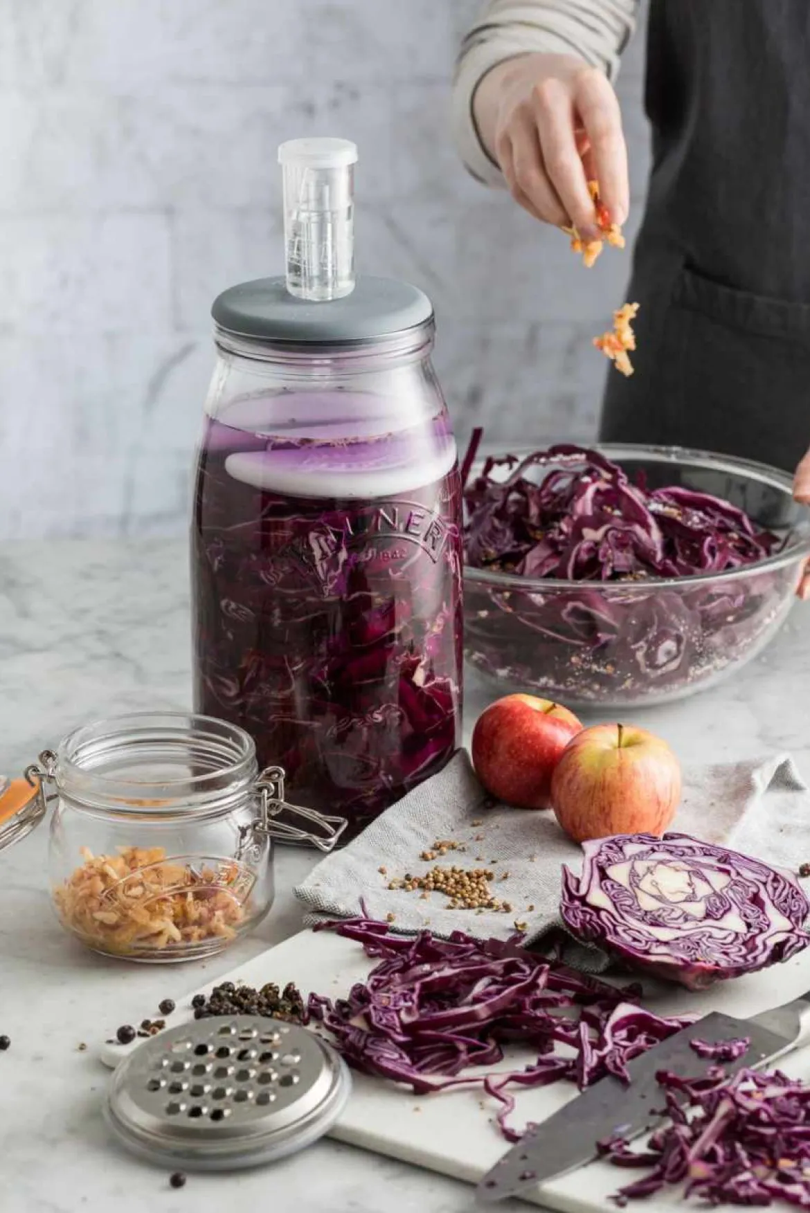 Kilner Fermentierglas 3l: Perfekte Fermentation mit Gärventil
