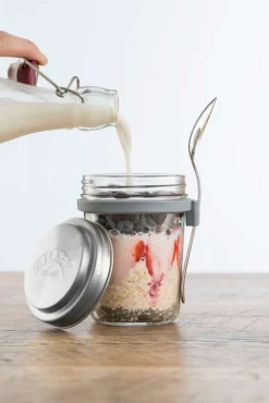 Kilner Frühstücksglas:Leckeres Frühstück to go mitnehmen