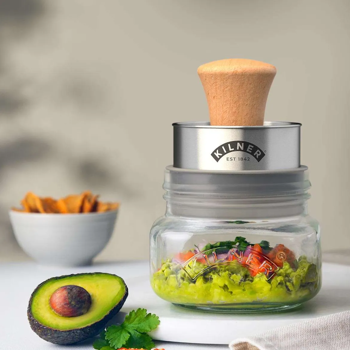 Kilner Mash & Store Guacamole Set
