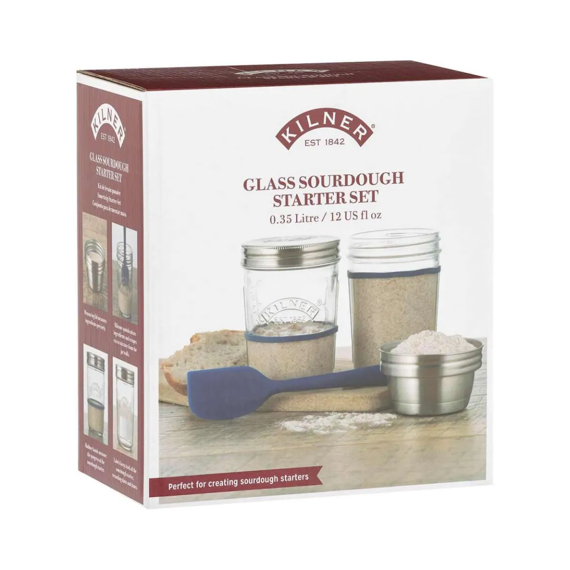 Kilner Sauerteig Starter Set - mit praktischem Zubehör