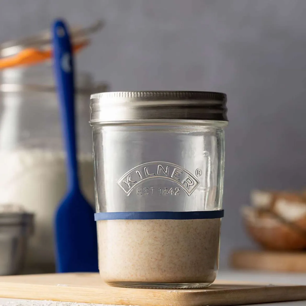 Kilner Sauerteig Starter Set - mit praktischem Zubehör