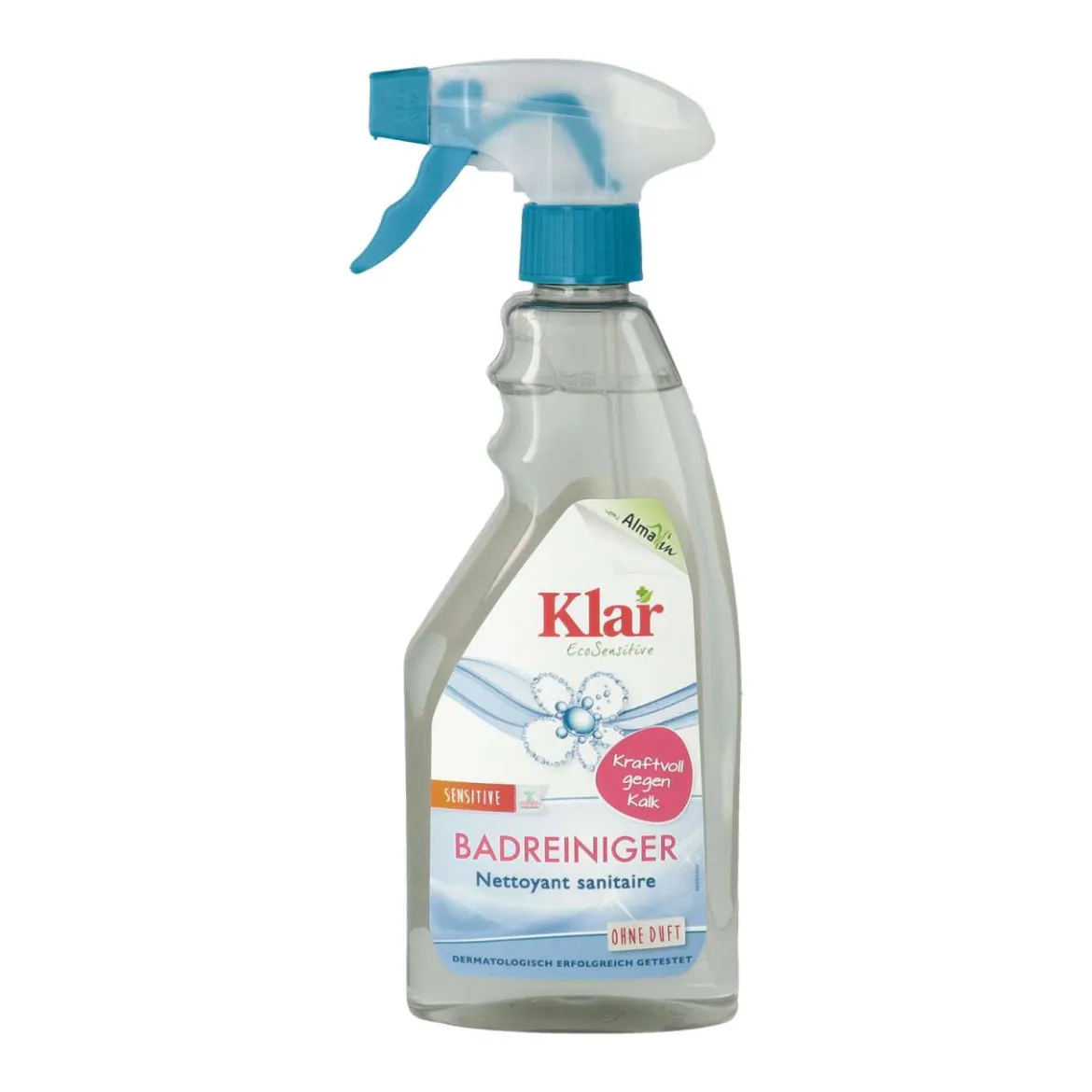 Klar Badreiniger reinigt Bad & WC ohne nachwischen