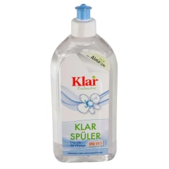 Klarspüler Spülmaschine gegen Kalkflecken auf Glas - Klar