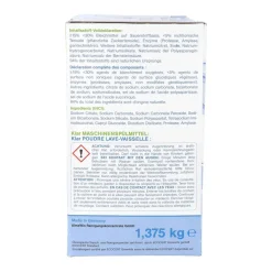 Öko Geschirrspülmittel Pulver ohne Duftstoffe, sehr ergiebig