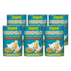 Kokosmilch Bio und glutenfrei im praktischen 6er Sparpack