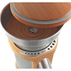 KoMo Fidibus Magic: Getreidemühle Holz - Edelstahl Design
