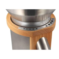 KoMo Fidibus Magic: Getreidemühle Holz - Edelstahl Design