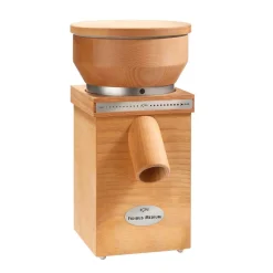 KoMo Fidibus Medium - kleine, starke Getreidemühle aus Buchenholz