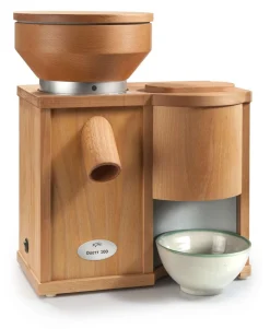 Komo Getreidemühle + Flocker Duett 100 als Kombimühle in Buche