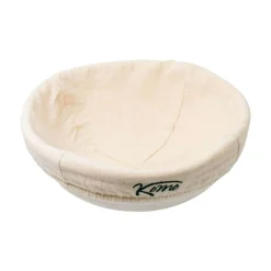 KoMo Gärkörbchen mit Leinenhaube, rund und lang