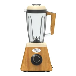 KoMo KoMoMix+ Mixer mit Holzfuß zum Zerkleinern, Pürieren & Smoothies