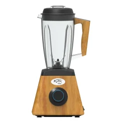 KoMo KoMoMix+ Mixer mit Holzfuß zum Zerkleinern, Pürieren & Smoothies