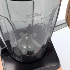 KoMo KoMoMix+ Mixer mit Holzfuß zum Zerkleinern, Pürieren & Smoothies