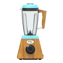 KoMo KoMoMix+ Mixer mit Holzfuß zum Zerkleinern, Pürieren & Smoothies